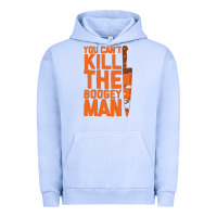 Pigment Grape Ice oogeyman halloween horror distressed quote orange Urban Hoodie - minhPixels