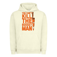 Pigment Pistachio oogeyman halloween horror distressed quote orange Urban Hoodie - minhPixels