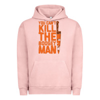 Pigment Salmon oogeyman halloween horror distressed quote orange Urban Hoodie - minhPixels