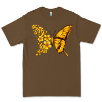 Cacao childhood cancer butterfly Premium Tee - Jasminsmagicworld
