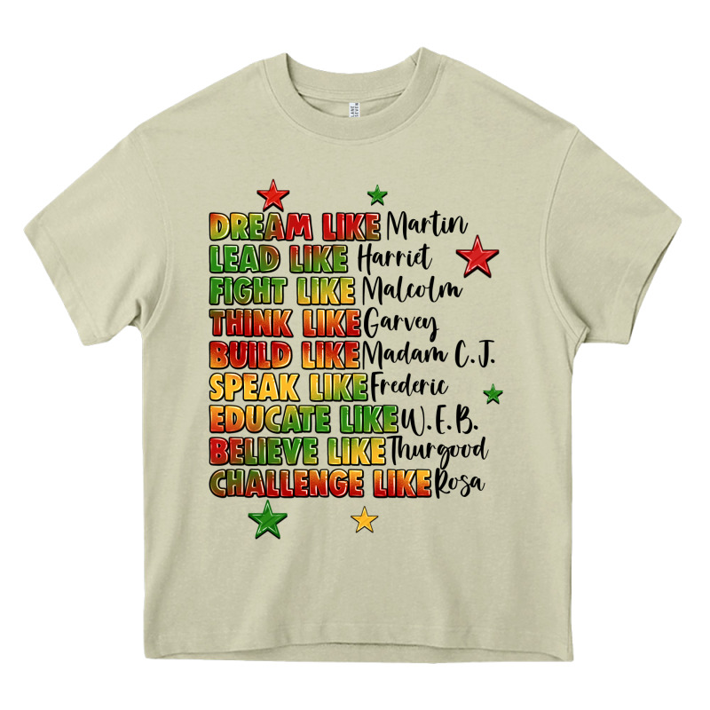 Inspiring Black Leaders Juneteenth Heavy Core Tee by LillyAllenDesigns | Teevron