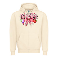 Sandshell easter teacher Zipper Hoodie - CowhideDigitalArt