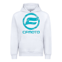 White CF Moto Vintage UTV ATV SXS original off road Gift Urban Hoodie - minhPixels