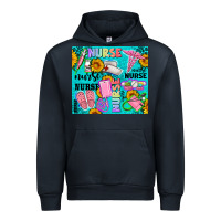 Navy western nurse Urban Hoodie - AdoDesignShop