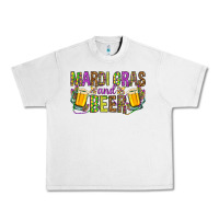 Lunar Rock Mardi Gras and beer Urban Heavy Tee - HowdyJamesFarm