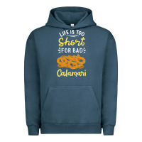 Pigment Midnight Navy Calamari Squid Seafood Urban Hoodie - minhPixels
