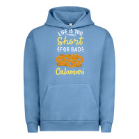 Pigment Pebble Blue Calamari Squid Seafood Urban Hoodie - minhPixels