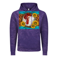 Cloud Purple western rooster Vintage Hoodie - TumblerDesignByShophia