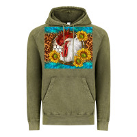 Vintage Olive western rooster Vintage Hoodie - TumblerDesignByShophia