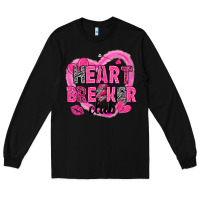 Black Heart breaker club Valentine's Day Long Sleeve Tee - HowdyJamesFarm