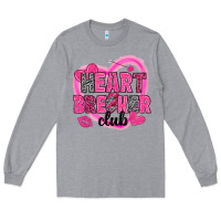 Heather Grey Heart breaker club Valentine's Day Long Sleeve Tee - HowdyJamesFarm
