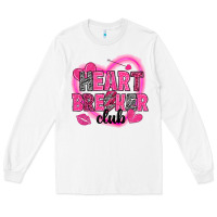 White Heart breaker club Valentine's Day Long Sleeve Tee - HowdyJamesFarm