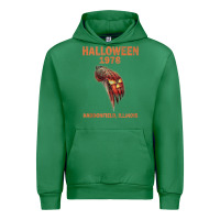 Emerald Halloween 1978 Holiday Spooky Myers Pumpkin Haddonfield Urban Hoodie - minhPixels