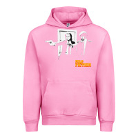 Fuchsia Pink Pulp Vintage Urban Hoodie - minhPixels