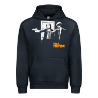 Navy Pulp Vintage Urban Hoodie - minhPixels