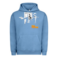 Pigment Pebble Blue Pulp Vintage Urban Hoodie - minhPixels