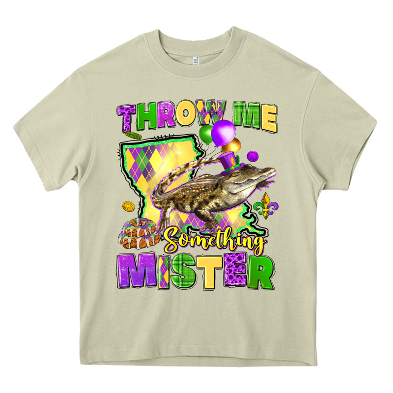 Throw Me Something Mister Louisiana Mardi Gras Heavy Core Tee by LillyAllenDesigns | Teevron