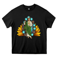 Black san judas gemstone sunflower Heavy Core Tee - JahusDesignShop