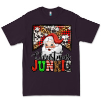 Plum Christmas junkie Santa Claus Premium Tee - Jasminsmagicworld