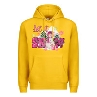 Lemon Let It Snow Pink Christmas Premium Hoodie - FaDigitalArtStudio