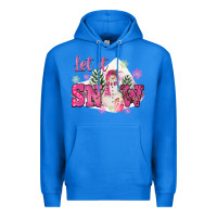 True Royal Let It Snow Pink Christmas Premium Hoodie - FaDigitalArtStudio