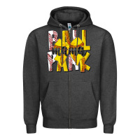 Charcoal Heather ball park mama Zipper Hoodie - CowhideDigitalArt