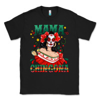 Black Mama Chingona Skull Classic Tee - texasbilliewilder