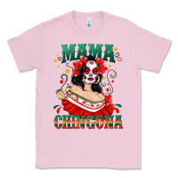 Bubblegum Pink Mama Chingona Skull Classic Tee - texasbilliewilder