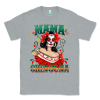 Heather Grey Mama Chingona Skull Classic Tee - texasbilliewilder