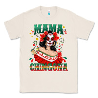 Natural Mama Chingona Skull Classic Tee - texasbilliewilder