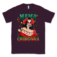Plum Mama Chingona Skull Classic Tee - texasbilliewilder