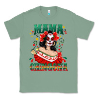 Sage Mama Chingona Skull Classic Tee - texasbilliewilder