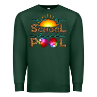 Sports Green bye bye school hello pool Premium Sweatshirt - Artiststas