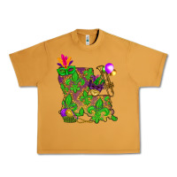 Peanut Butter Louisiana Map Mardi Gras Urban Heavy Tee - HowdyJamesFarm