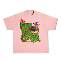 Salmon Louisiana Map Mardi Gras Urban Heavy Tee - HowdyJamesFarm