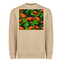 Halloween Pumpkin Mouse Pad Heavyweight Sweatshirt | Teevron