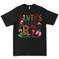 Black santa's favorite rt respiratory therapist Premium Tee - Jasminsmagicworld