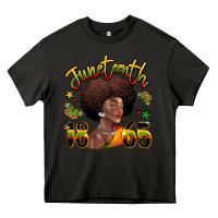 Asphalt juneteenth 1865 black woman Heavy Core Tee - LillyAllenDesigns