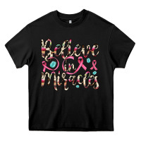 Black believe in miracles Heavy Core Tee - JahusDesignShop