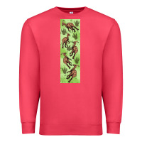Cardinal dinosaur parasaurolophus pen wrap Premium Sweatshirt - Artiststas