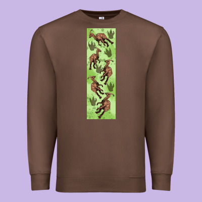 Dinosaur Parasaurolophus Pen Wrap Premium Sweatshirt Designed By Artiststas