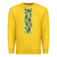 Lemon dinosaur parasaurolophus pen wrap Premium Sweatshirt - Artiststas