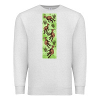 Oatmeal Heather dinosaur parasaurolophus pen wrap Premium Sweatshirt - Artiststas