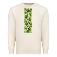 Sandshell dinosaur parasaurolophus pen wrap Premium Sweatshirt - Artiststas