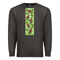 Smoke dinosaur parasaurolophus pen wrap Premium Sweatshirt - Artiststas