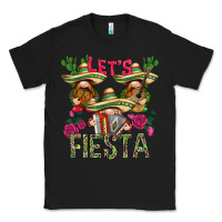 Black Let's Fiesta with gnomes Classic Tee - NancyCooperArtShop