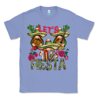 Colony Blue Let's Fiesta with gnomes Classic Tee - NancyCooperArtShop
