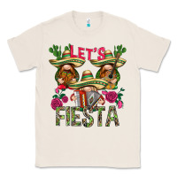Natural Let's Fiesta with gnomes Classic Tee - NancyCooperArtShop