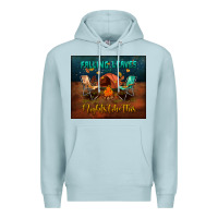 Blue Mist falling leaves and nights like this mouse pad Premium Hoodie - BundleAndBundleShop