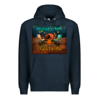 Navy falling leaves and nights like this mouse pad Premium Hoodie - BundleAndBundleShop